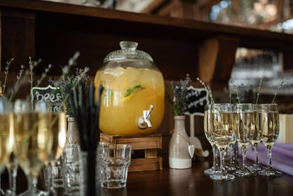 wedding lemonaid jar